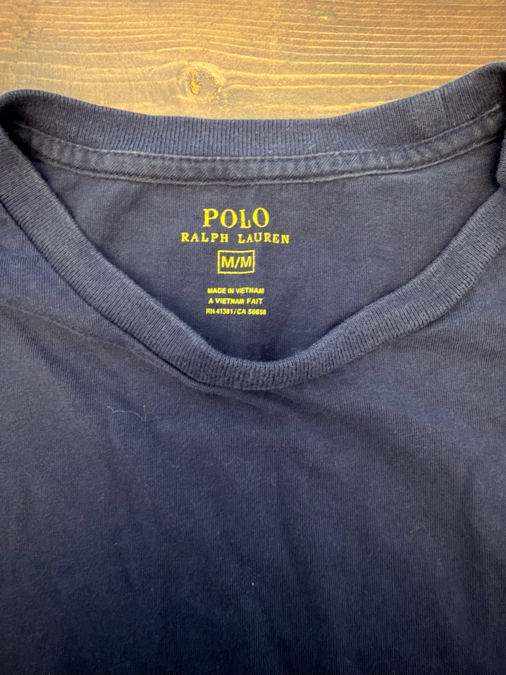 Polo Ralph Lauren Navy Blue T-Shirt – Men’s Medium - Picture 3 of 6